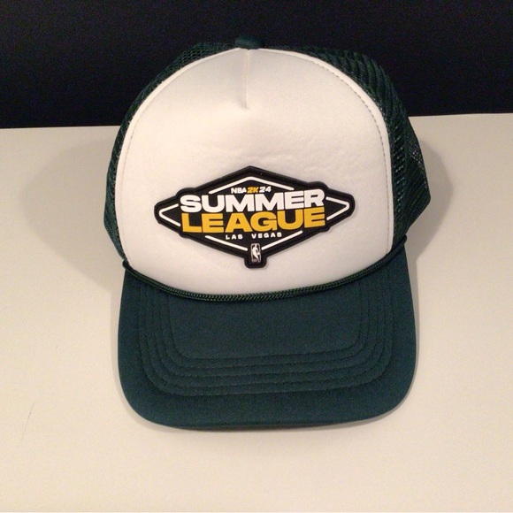 NBA 2023 Summer League Trucker Hat. Green / White. New - Picture 1 of 3